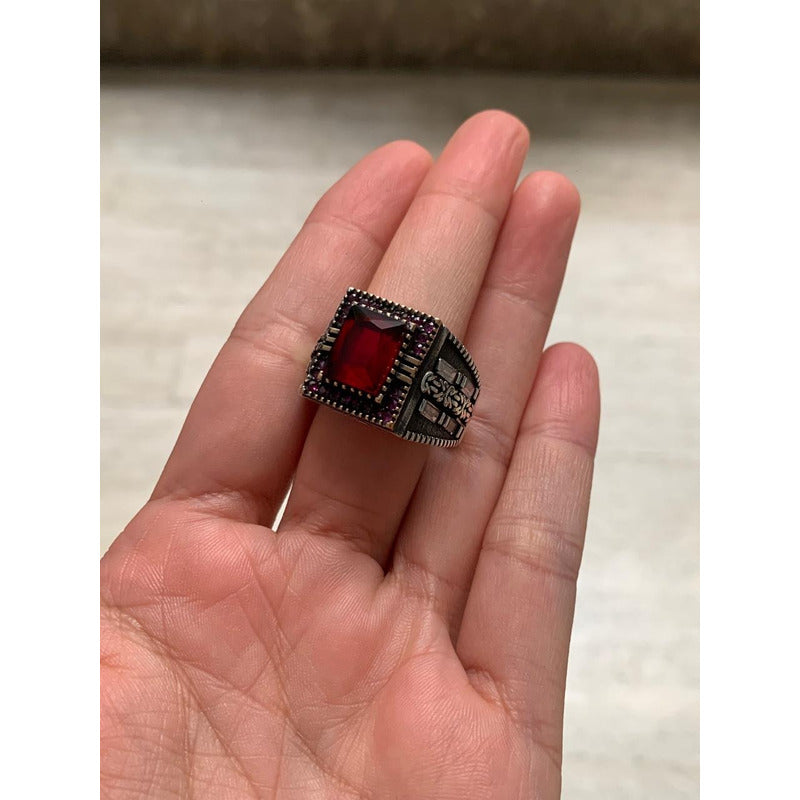 Anillo Plata Turca, Para Hombre, Elegante, Estambul Joya
