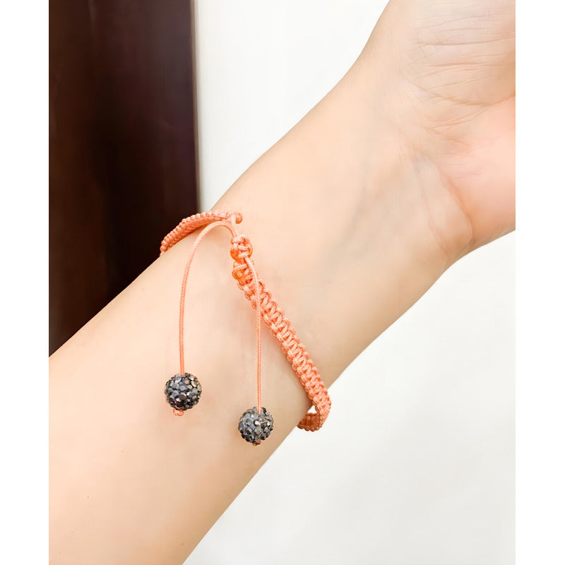 Pulsera Turca, Joyeria Turca, Estambul Joya Color Naranja Diámetro 8 Cm Largo 18 Cm