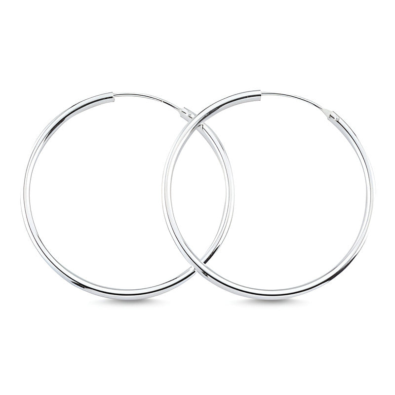 Arete Estambul Joya Arracada Clasico De Plata Plateado